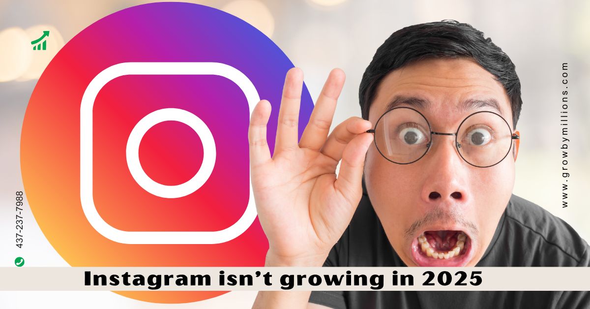 Instagram Isn’t Growing in 2025. If yes! This article will help you how to fix it! Do not wait and know all secrets!